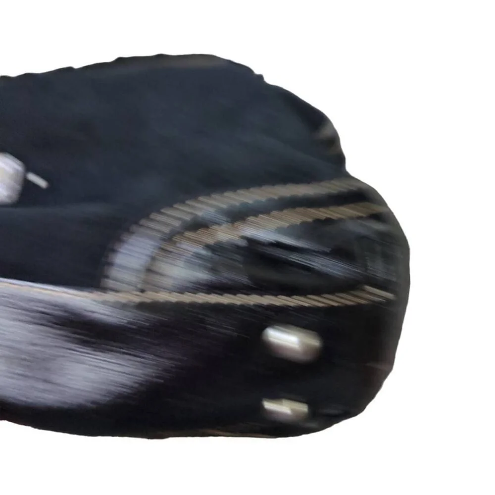 The Sak Suede Patent Leather Black Hobo